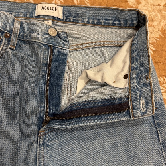 Agolde Cherie High Rise Straight Jeans in Merit Sz 27 / 4 - Picture 8 of 16